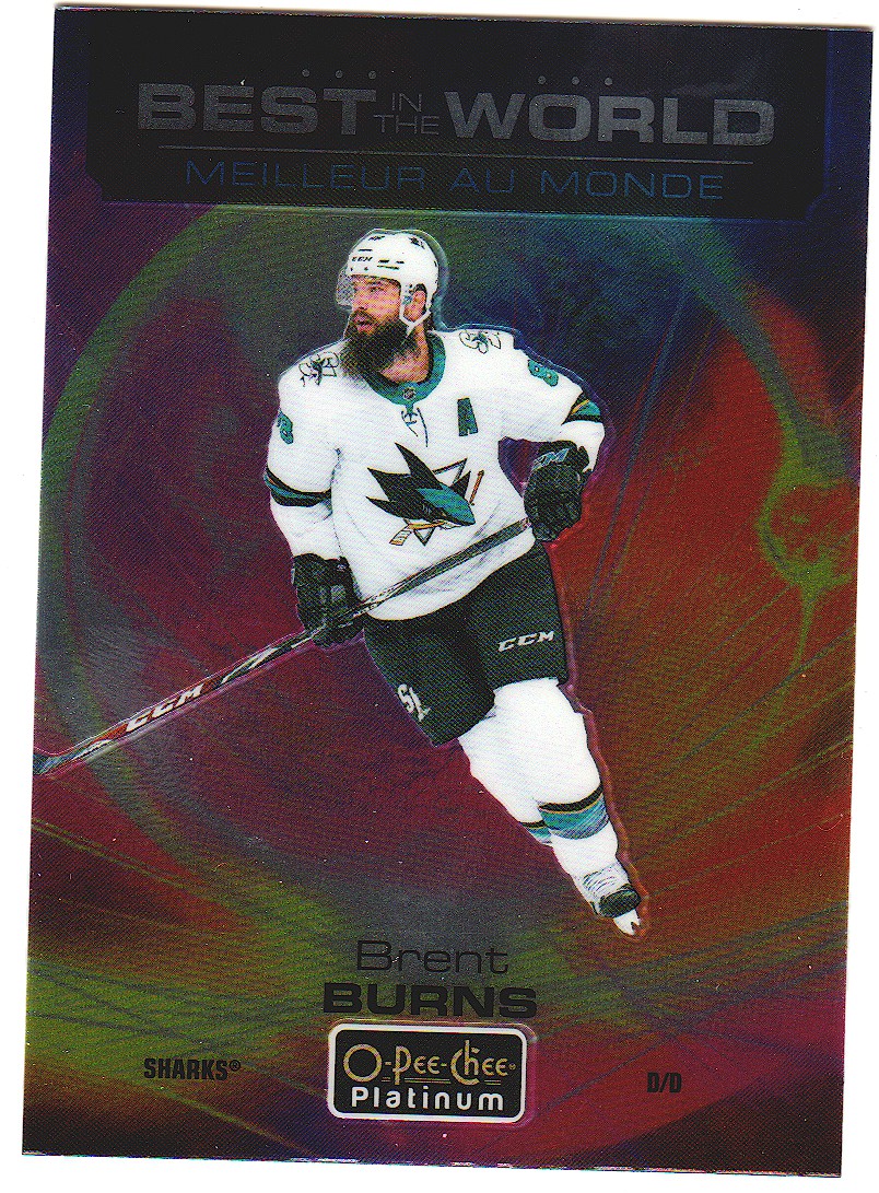 (image for) 2020-21 OPC Platinum Best in the World #BW8 Brent Burns